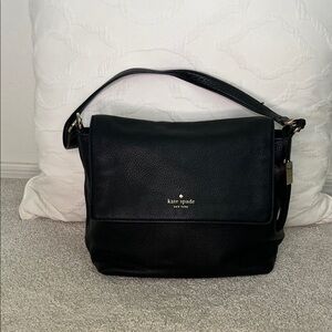 Kate Spade Black pebble leather purse